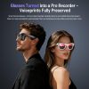 Demabon AI Smart Glasses with 800W Anti-Shake Camera & Voice Translator