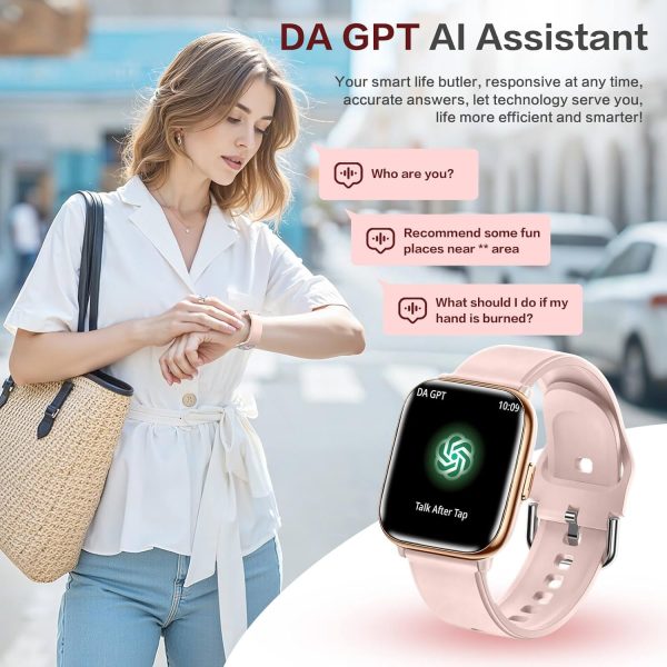 Demabon 1.75" AMOLED AI Smart Watch for Women with Da GPT & Health Tracker