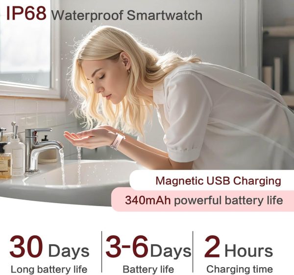 Demabon 1.75" AMOLED AI Smart Watch for Women with Da GPT & Health Tracker