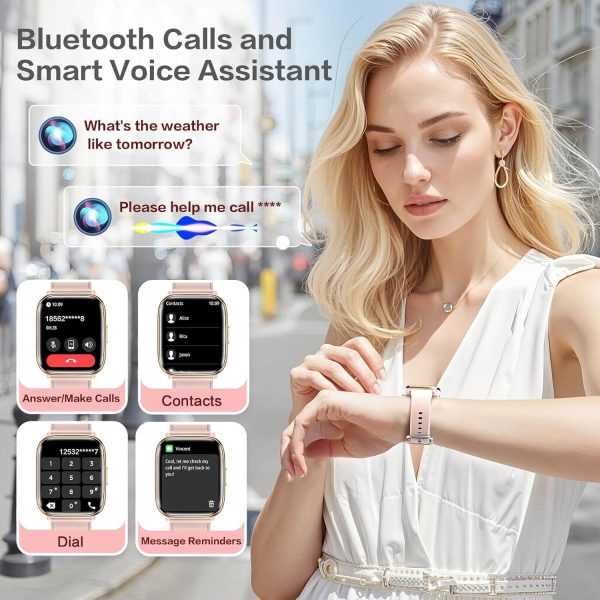 Demabon 1.75" AMOLED AI Smart Watch for Women with Da GPT & Health Tracker